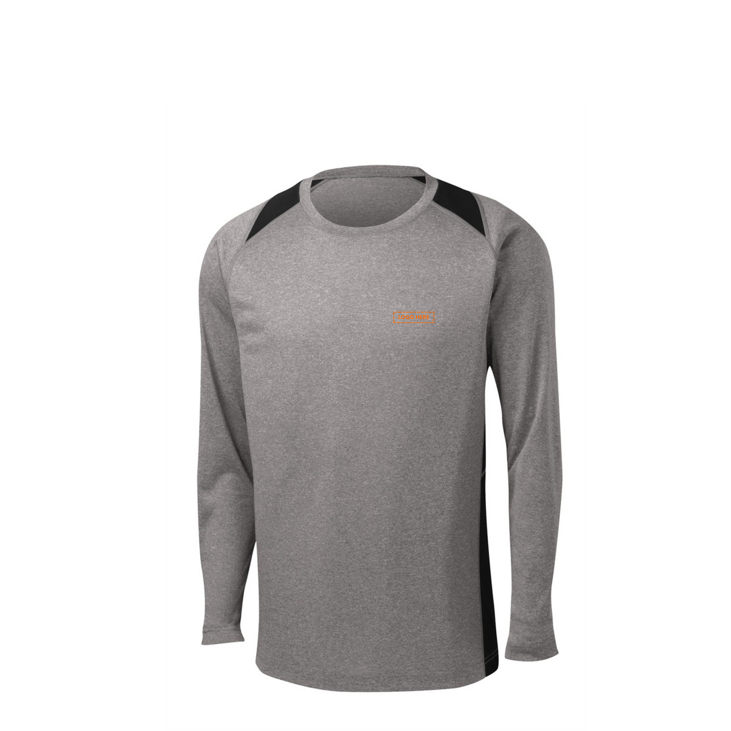 Sport-Tek Long Sleeve Heather Colorblock Contender Tee