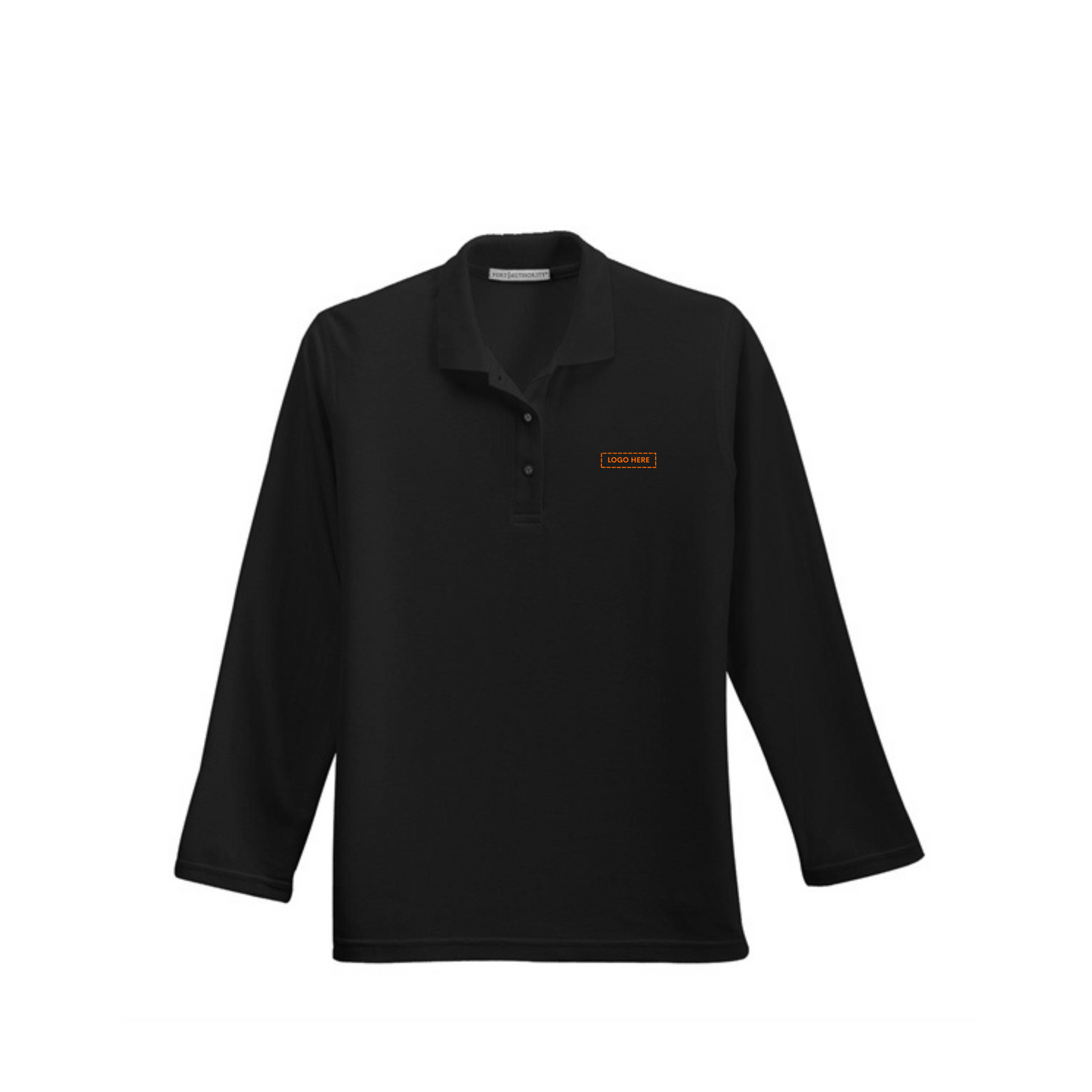 Port Authority Ladies Silk Touch Long Sleeve Polo