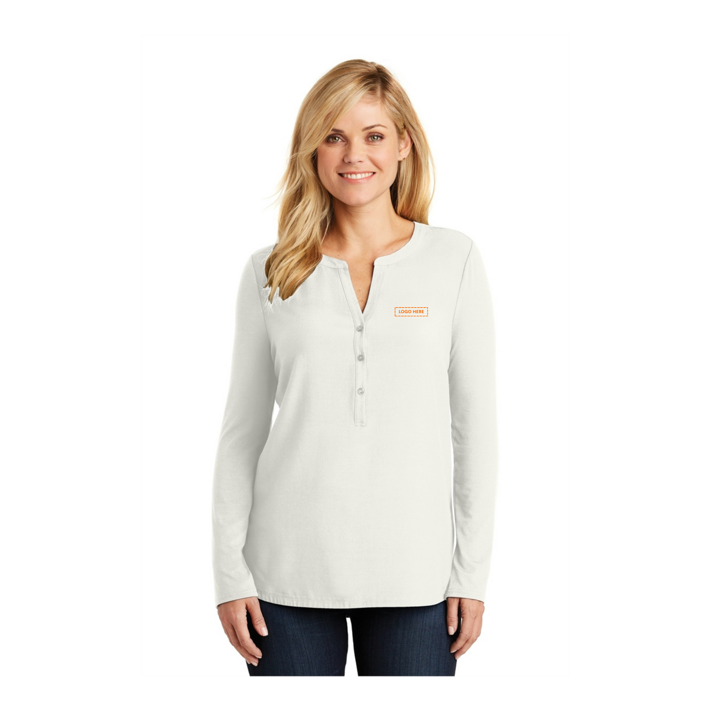 Port Authority Ladies Concept Henley Tunic