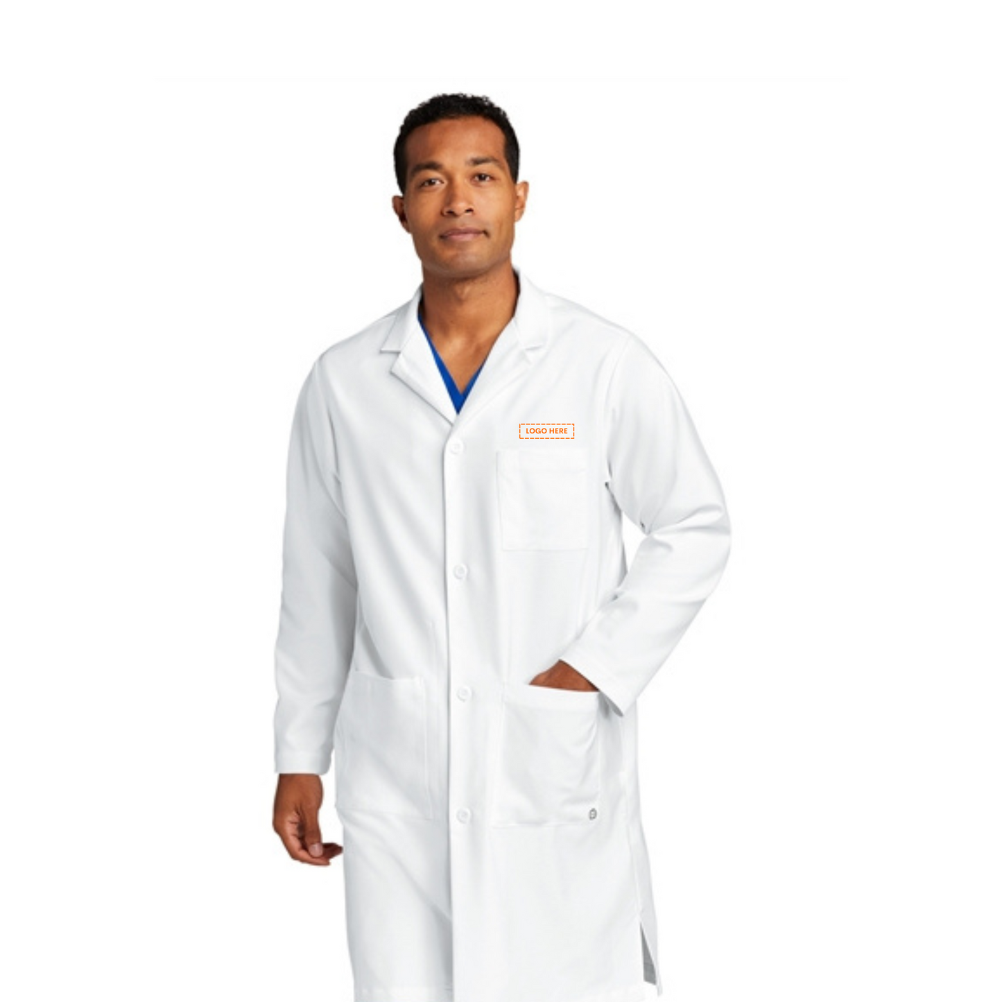 WonderWink Men's Long Lab Coat