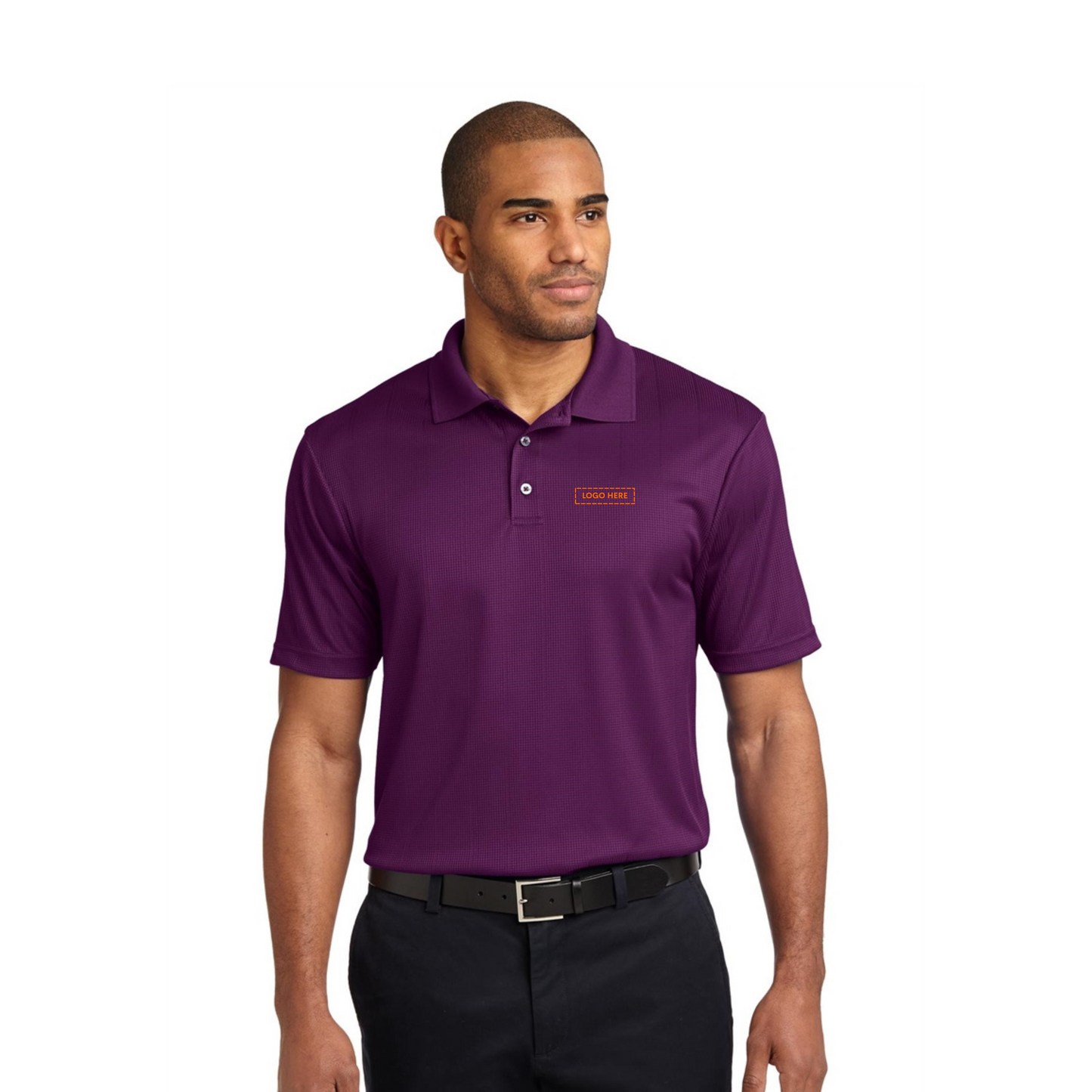 Port Authority Performance Fine Jacquard Polo