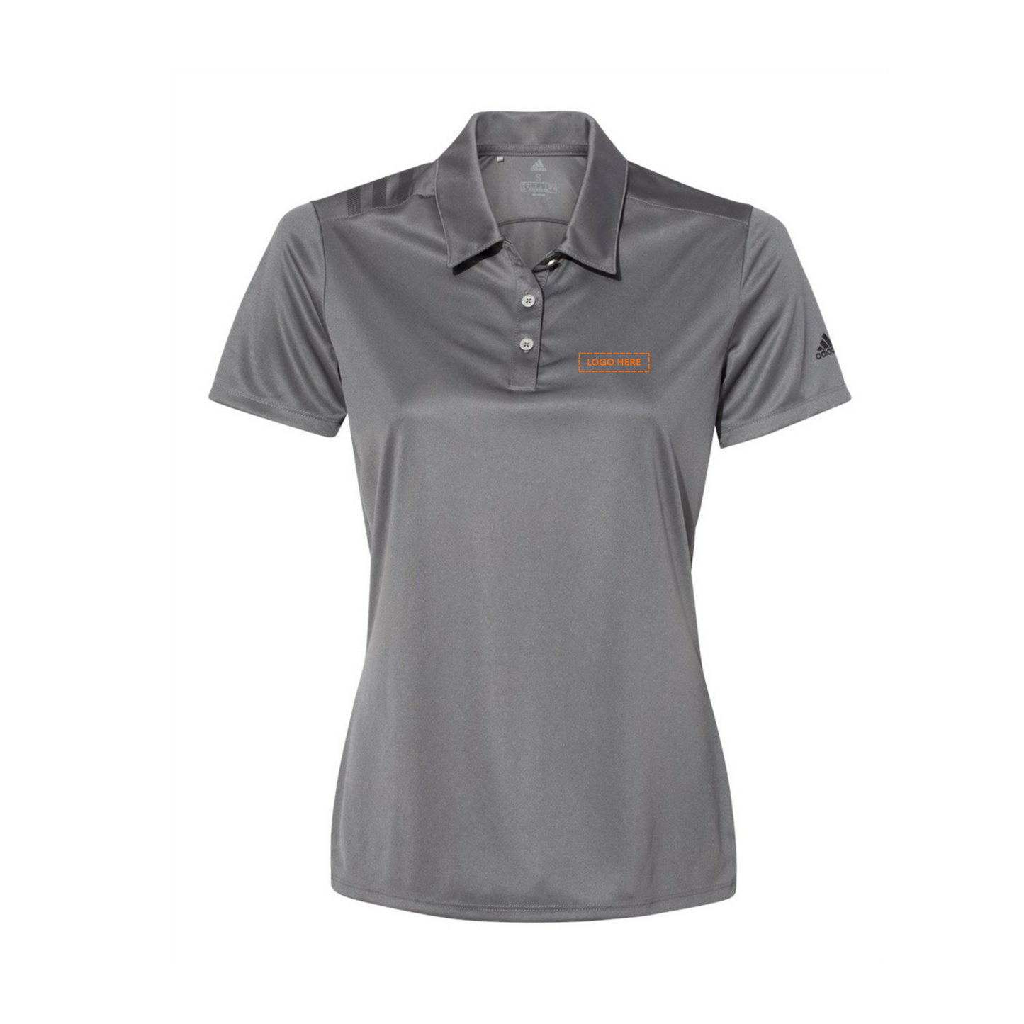 Adidas Women's 3-Stripes Shoulder Polo
