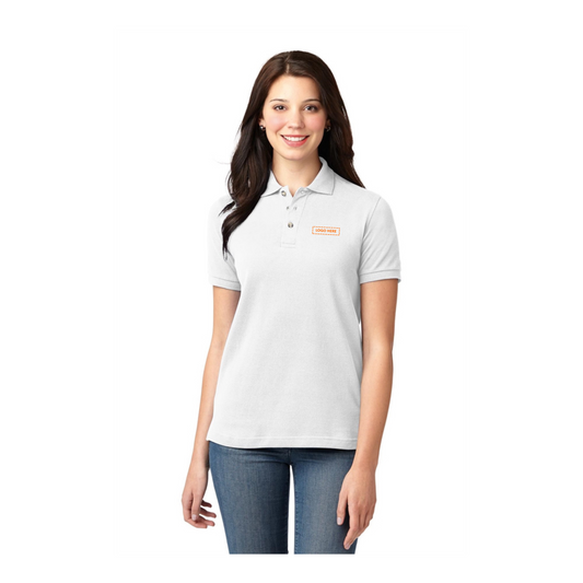 Port Authority Ladies Heavyweight Cotton Pique Polo