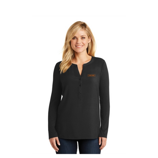 Port Authority Ladies Concept Henley Tunic