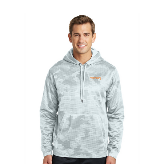 Sport-Tek Sport-Wick CamoHex Fleece Hooded Pullover