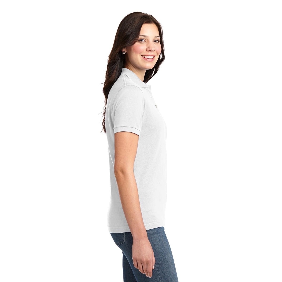 Port Authority Ladies Heavyweight Cotton Pique Polo