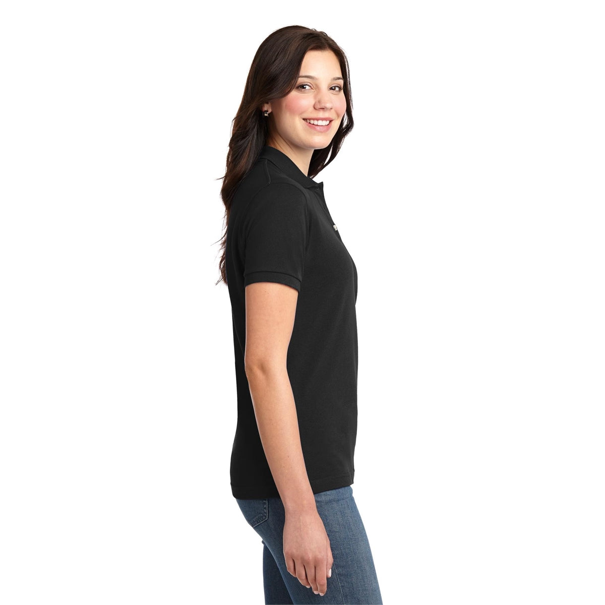 Port Authority Ladies Heavyweight Cotton Pique Polo