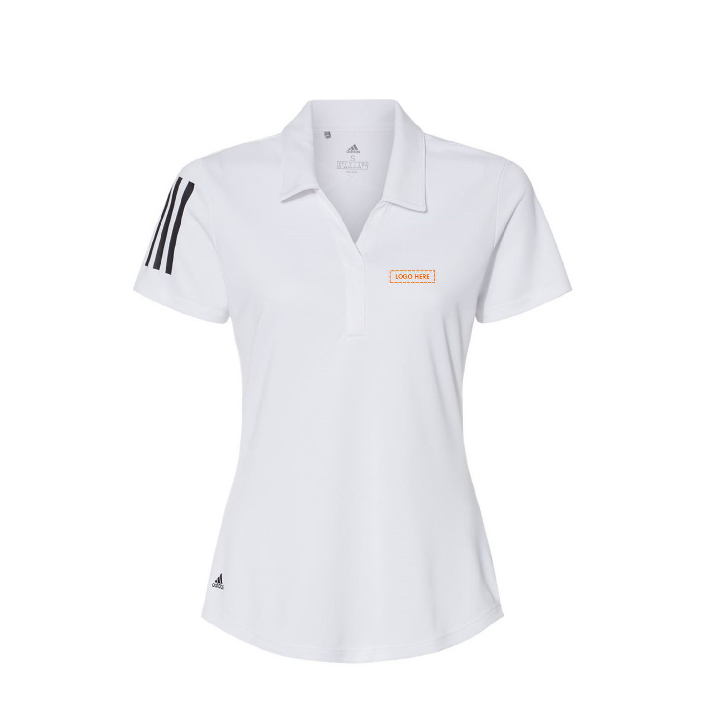 Adidas Women's Floating 3-Stripes Polo