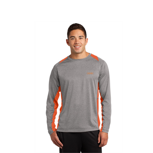 Sport-Tek Long Sleeve Heather Colorblock Contender Tee